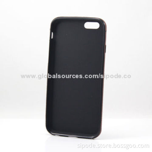 Soft TPU Case with PU Leather Finished for New iPhone 6, OEM Orders Welcomed